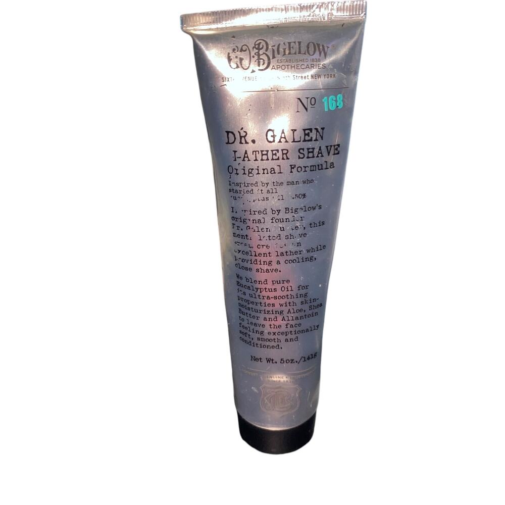 C.O. Bigelow Dr. Galen No.168 Lather Shave, 5oz open bottle used